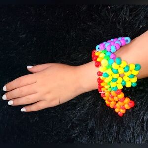 Rainbow Kandi Braclet
